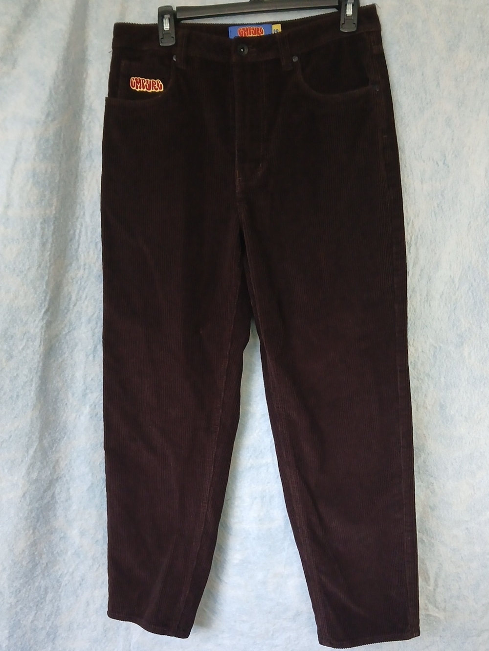 Empyre Corduroy Skate Pants Java Brown Straight Loose Baggy SZ 30